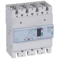 Автоматический выключатель DPX3 250 - термомагнитный расцепитель - 70 кА - 400 В~ - 4П - 200 А | код. 420618 |  Legrand 